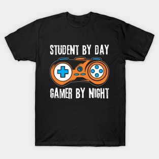 Student By Day Gamer By Night T-Shirt